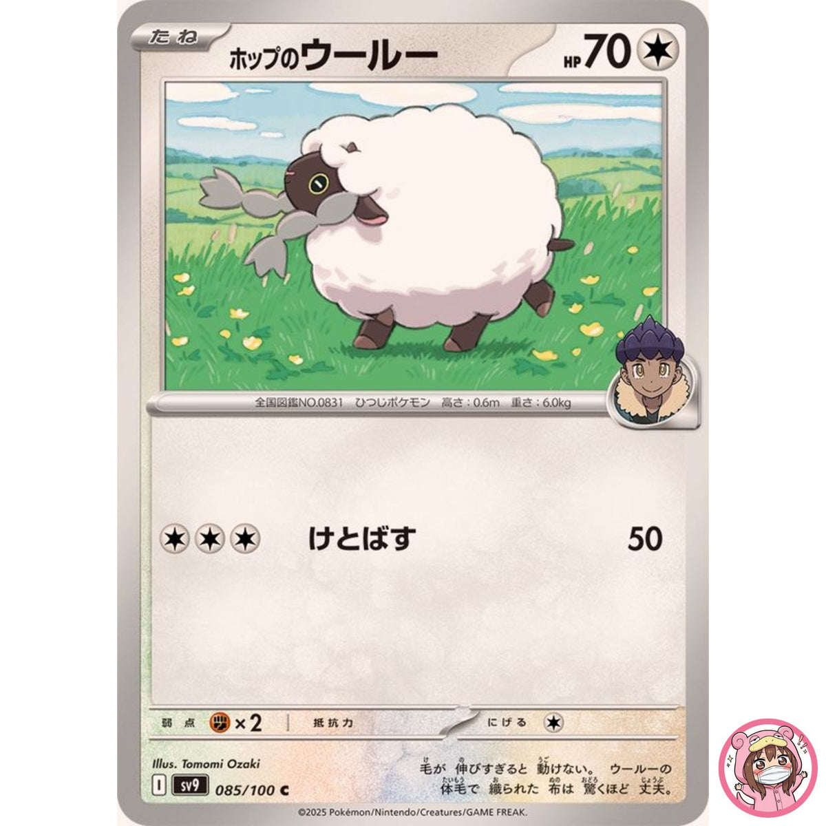 Hop's Wooloo C 085/100 SV9 Battle Partners - Pokemon Card Japanese