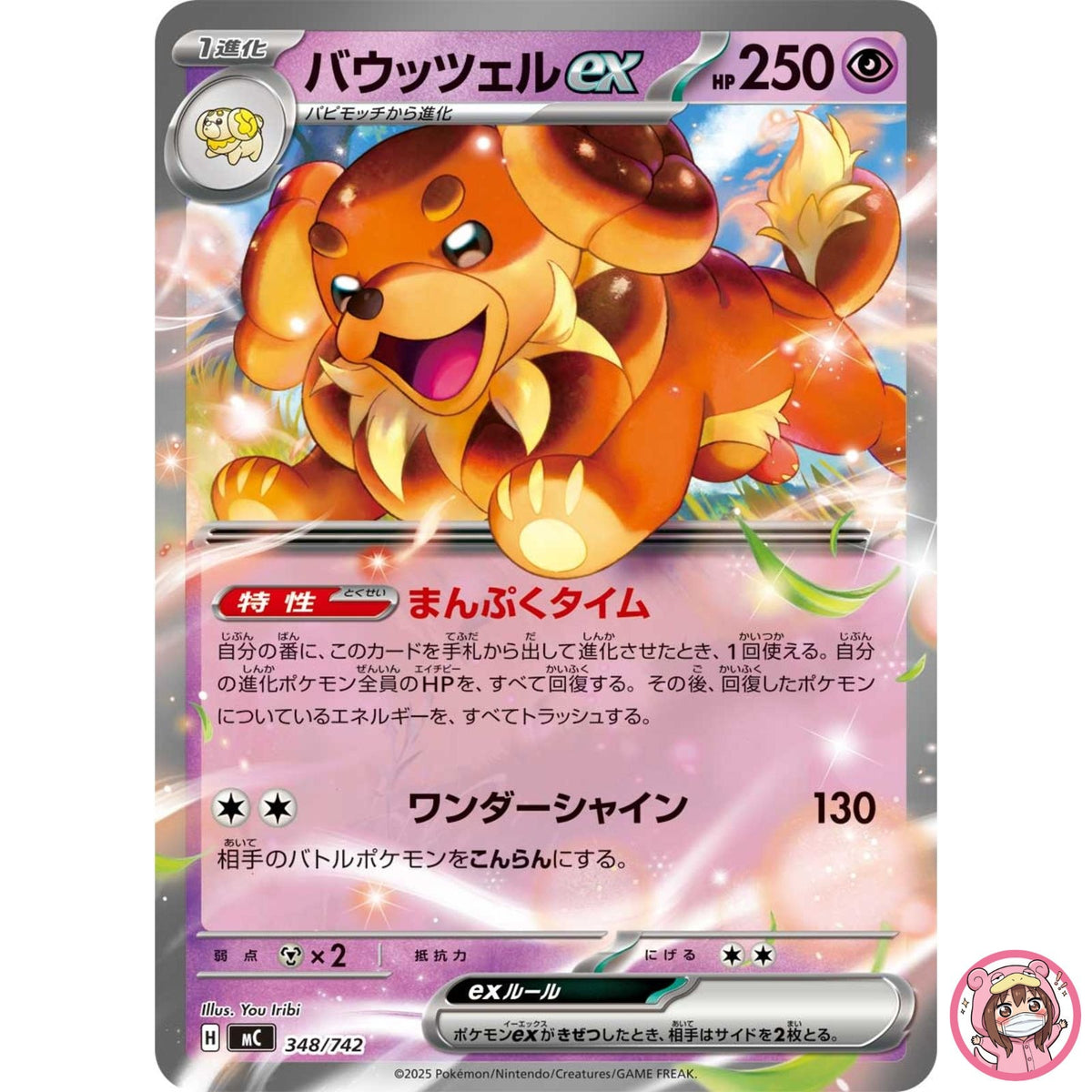 Dachsbun ex 348/742 MC Start Deck 100 Battle Collection - Pokemon Card Japanese