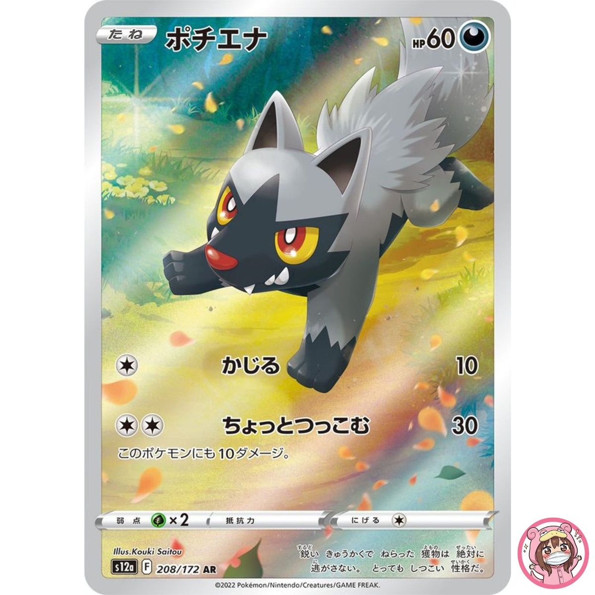 Poochyena AR 208/172 S12a VSTAR Universe - Pokemon Card Japanese